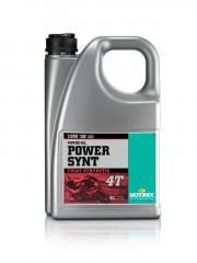 Huile moteur synthétique Power Synt 4T 10W50 4L x4 Motorex