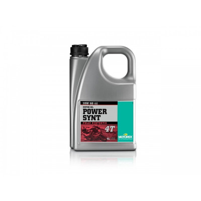 Huile moteur synthétique Power Synt 4T 10W60 4L x4 Motorex