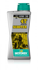 Huile moteur semi-synthétique Scooter 4T 10W30 10 x 1L Motorex