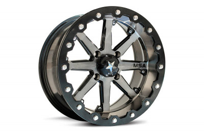 Jante utilitaire MSA Offroad Wheels M21 Lok argent/noir quad 15x7 4x156 4+3