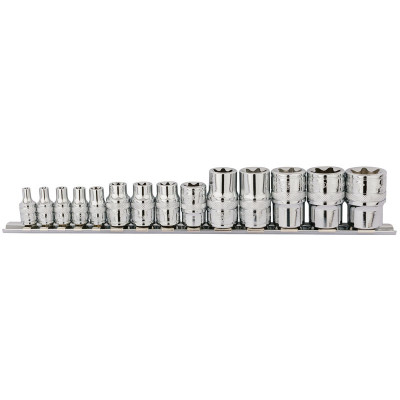 Jeu 14 douilles Draper Torx 1/4’’, 3/8’’ & 1/2’’