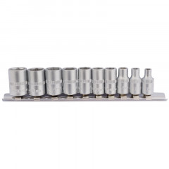 Jeu de 10 douilles 1/4'' Draper 4 à 13mm