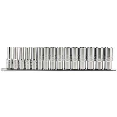 Jeu de 15 douilles 1/2'' Draper 10 à 24mm