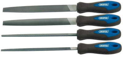 Jeu de 4 limes Draper 200mm