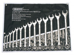 Jeu de clés mixtes en pouces Draper 14pcs