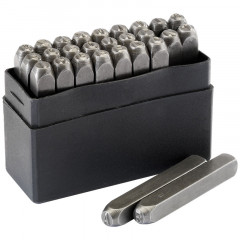 Jeu de lettres à frapper Draper 4,5mm