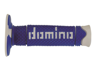 Revêtements type A260 full grip bleu/blanc Domino | Motocross GAS GAS