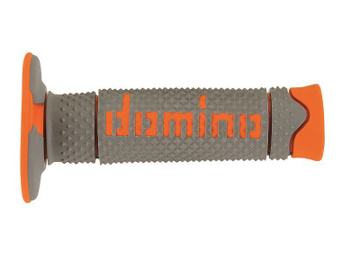 Revêtements type A260 full grip gris/orange Domino | Motocross GAS GAS