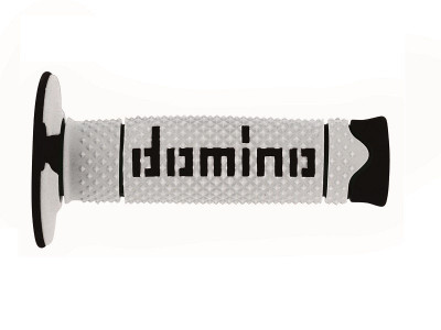 Revêtements type A260 full grip blanc/noir Domino | Motocross GAS GAS