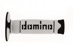 Revêtements type A260 full grip blanc/noir Domino | Motocross GAS GAS