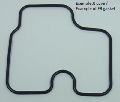Joint de cuve carburateur marque TourMax 4 pièces Honda VTR1000F