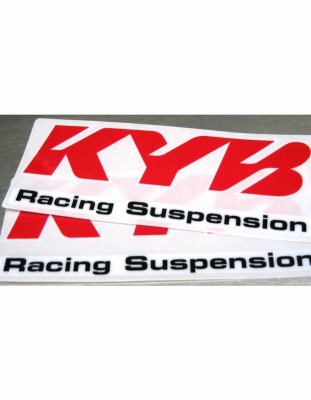 Kit autocollants KYB rouge