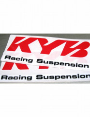 Kit autocollants KYB rouge