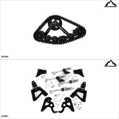 Kit chenilles marque KIMPEX Commander WS4 Yamaha Kodiak 700