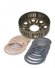 Kit conversion embrayage 48 Dents Cloche disque lisses/garnis Newfren | Moto DUCATI