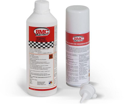 Kit d'entretien nettoyant 500 ml et spray d'huile 200 ml Bmc