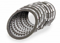 Kit disques garnis et lisses Kevlar marque Barnett | Compatible avec Moto marque BMW