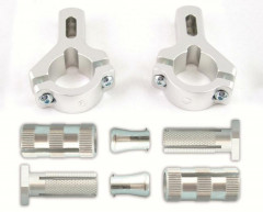 Kit fixation fixe protège-mains Ø28.6/Ø22 Vertigo Racetech