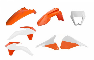 Kit plastique Enduro couleur origine Polisport | Motocross KTM