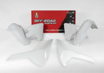 Kit plastique couleur origine blanc Racetech | FE 250, FE 350, FE 450, FE 501, TE 250, TE 300, TX 125