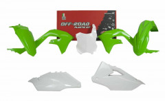 Kit plastique couleur origine vert/blanc Racetech | KAWASAKI KX 250, KAWASAKI KX 450