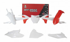 Kit plastique couleur origine orange/blanc Racetech | KTM SX 85