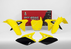 Kit plastique couleur origine jaune/noir Racetech | SUZUKI RMZ 250