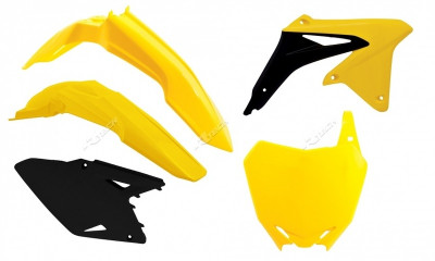 Kit plastique couleur origine jaune/noir Racetech | SUZUKI RMZ 450