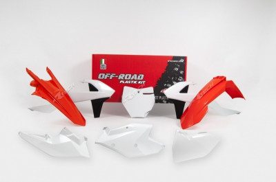 Kit plastique couleur origine orange/blanc/noir Racetech | SX 125, 150, 250, SX F 250, 350, 450