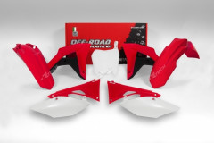Kit plastique couleur origine rouge/noir/blanc Racetech | HONDA CRFX 450