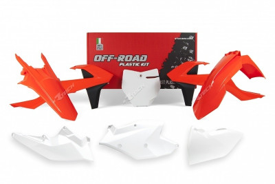 Kit plastique couleur origine rouge/blanc Racetech | SX 125, 150, 250, SX F 250, 350, 450