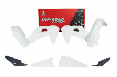 Kit plastiques couleur origine blanc Racetech | FE 250, FE 350, FE 450, FE 501, TE 250, TE 300