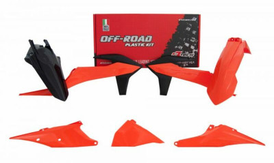 Kit plastiques couleur origine orange/noir Racetech | Motocross KTM