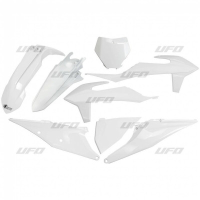 Kit plastiques blanc Ufo | SMR 450, SX 125, SX 150, SX 250, SX F 250, SX F 350, SX F 450, SX-F 350