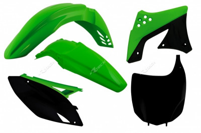 Kit plastiques couleur origine vert/noir Racetech | KAWASAKI KXF 250