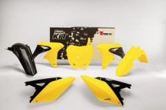 Kit plastiques couleur origine jaune/noir Racetech | SUZUKI RMZ 250