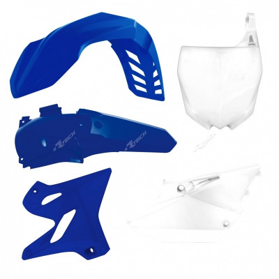 Kit plastiques couleur origine bleu/blanc Racetech | YAMAHA TTR 125, YAMAHA YZ 125, YAMAHA YZ 250