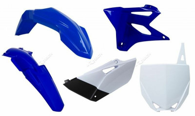 Kit plastiques couleur origine bleu/blanc Racetech | YAMAHA YZ 85