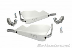 Protège-mains Jet montage 2 points guidon diamètre 28.6mm blanc BARKBUSTERS | YAMAHA TENERE 700